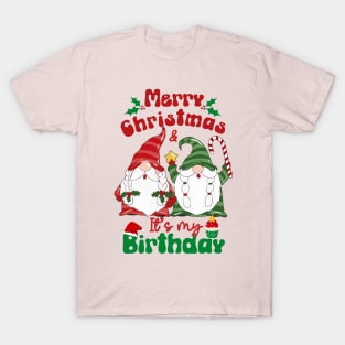 Merry Christmas-It's my Birthday-Holiday Gift T-Shirt